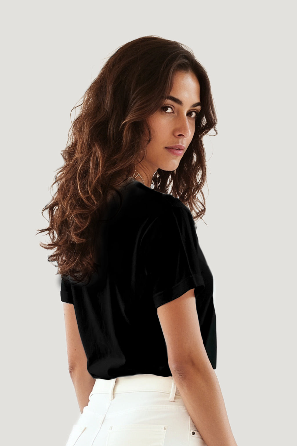 T-shirt Feminina Algodão Brasiliense De Coração