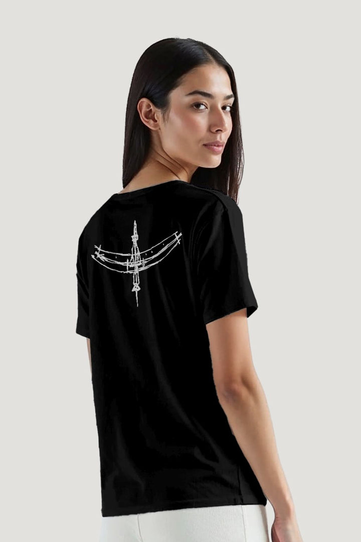Camiseta Tradicional Algodão Costas Asas Unissex