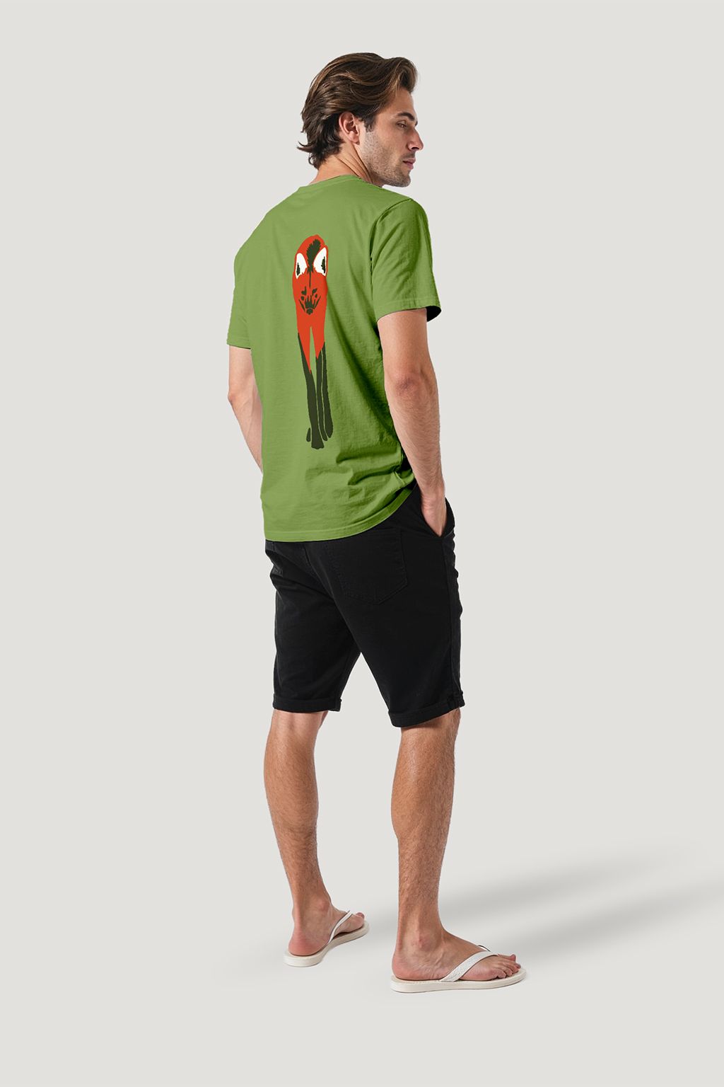 Camiseta Tradicional Algodão Lobo Unissex