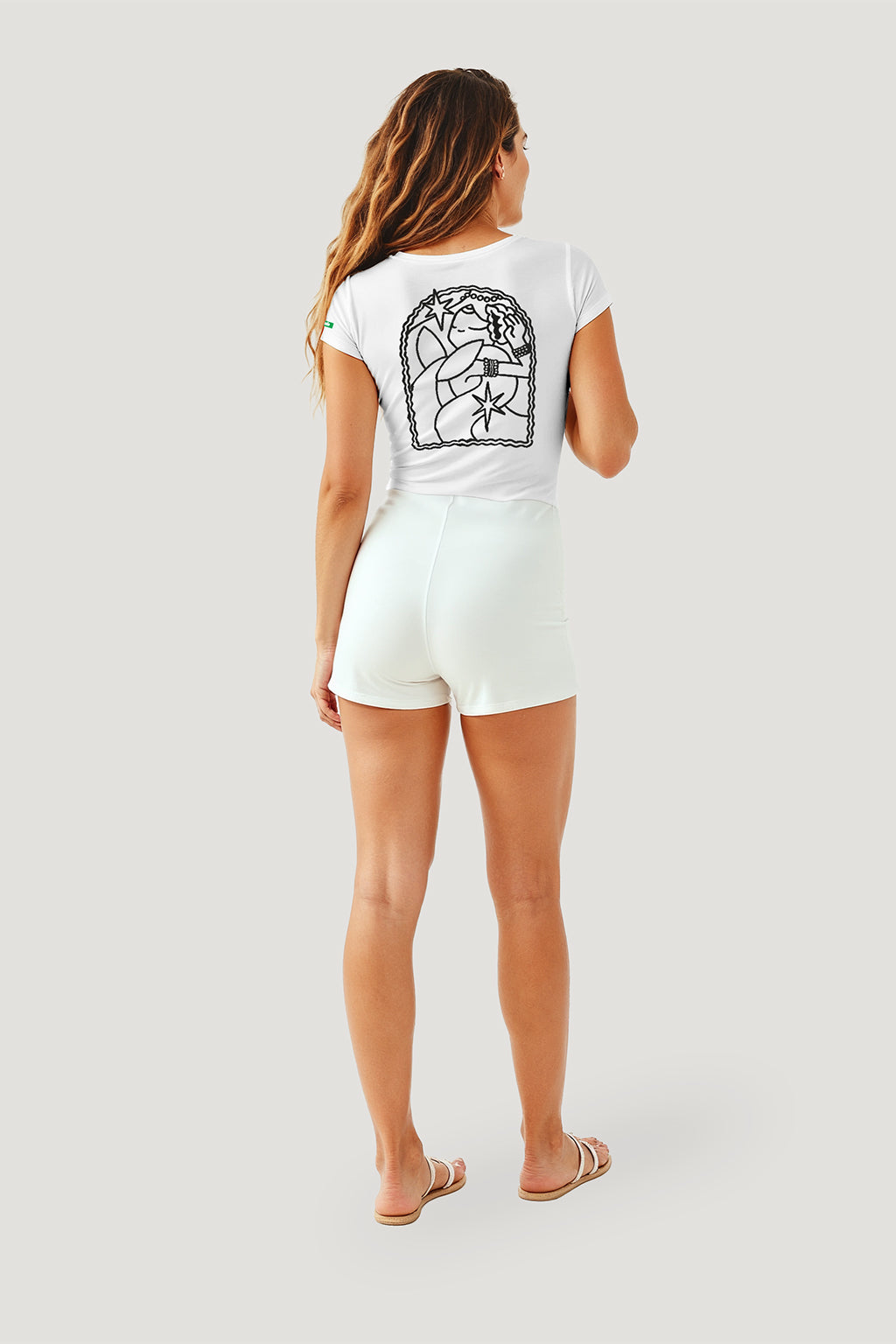 T-shirt Feminina Algodão Madá Sereia