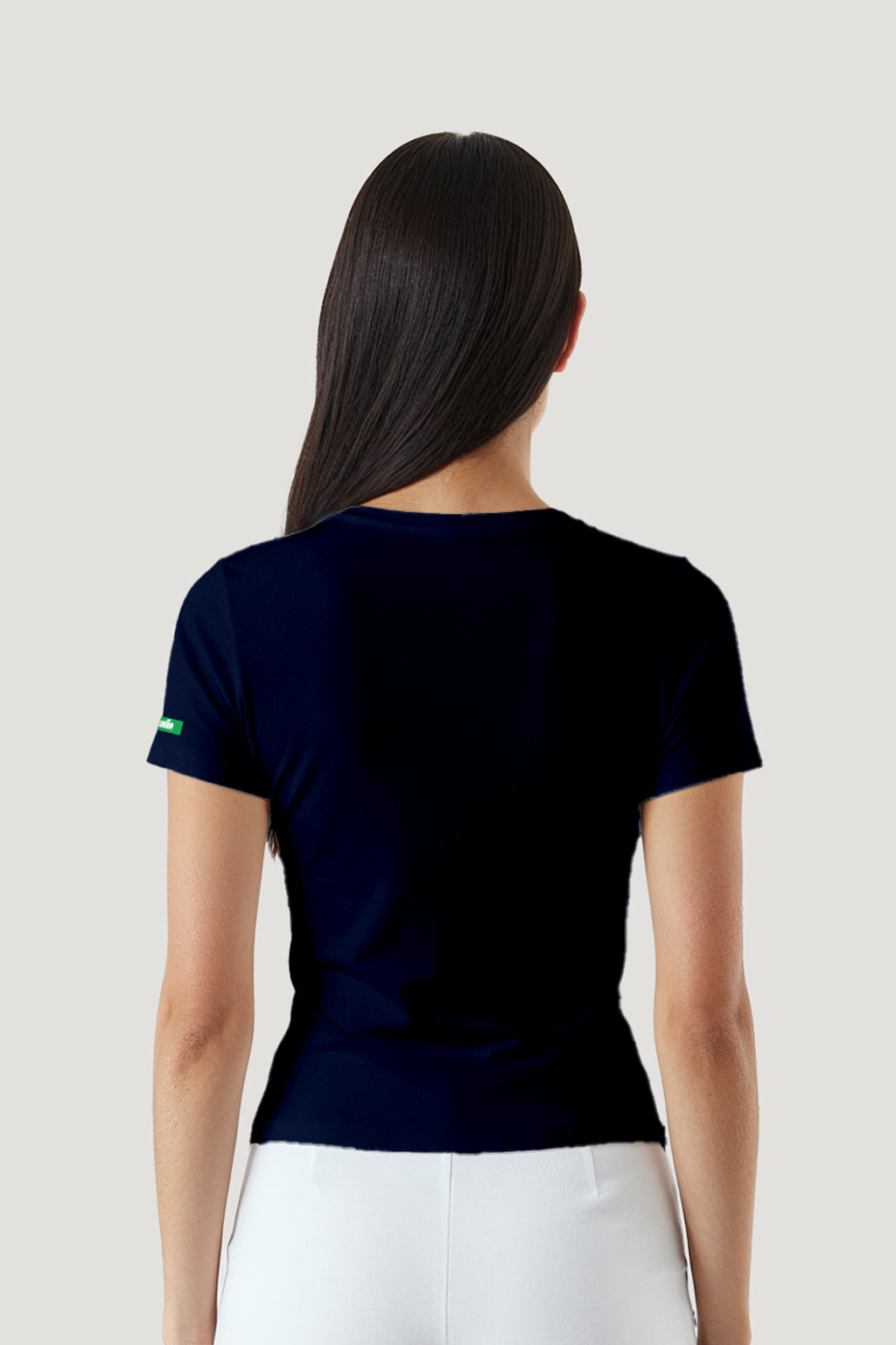 T-shirt Feminina Algodão Camelo