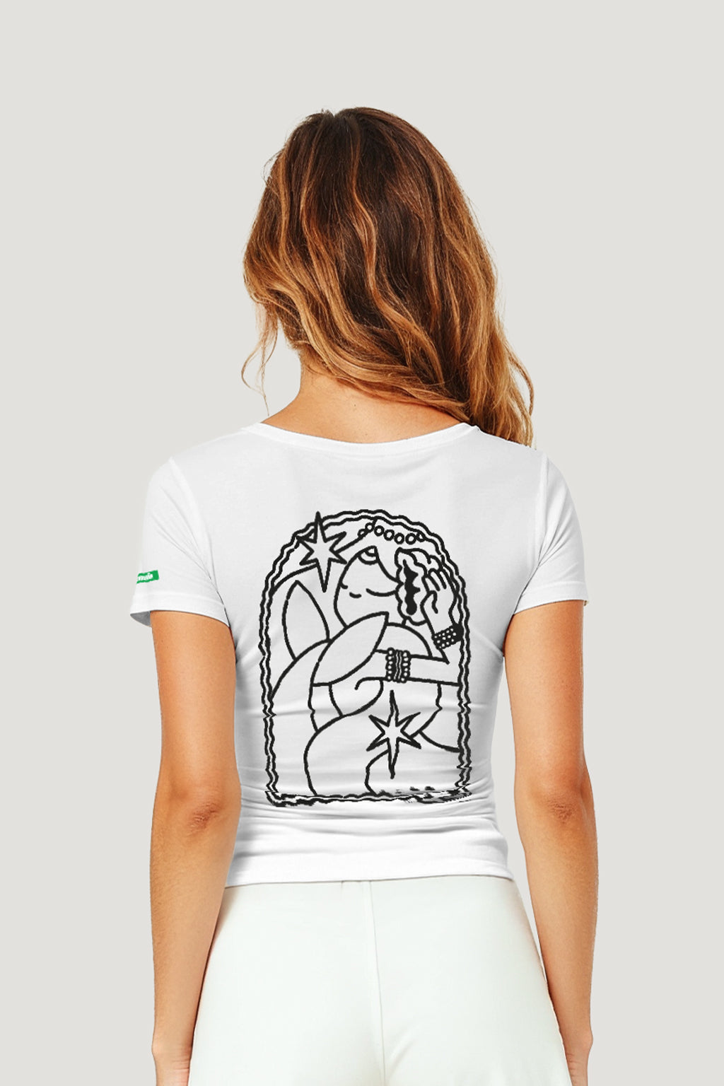 T-shirt Feminina Algodão Madá Sereia