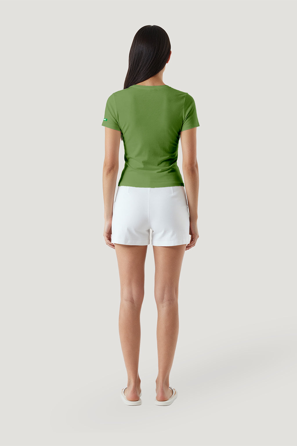 T-shirt Feminina Algodão Camelo