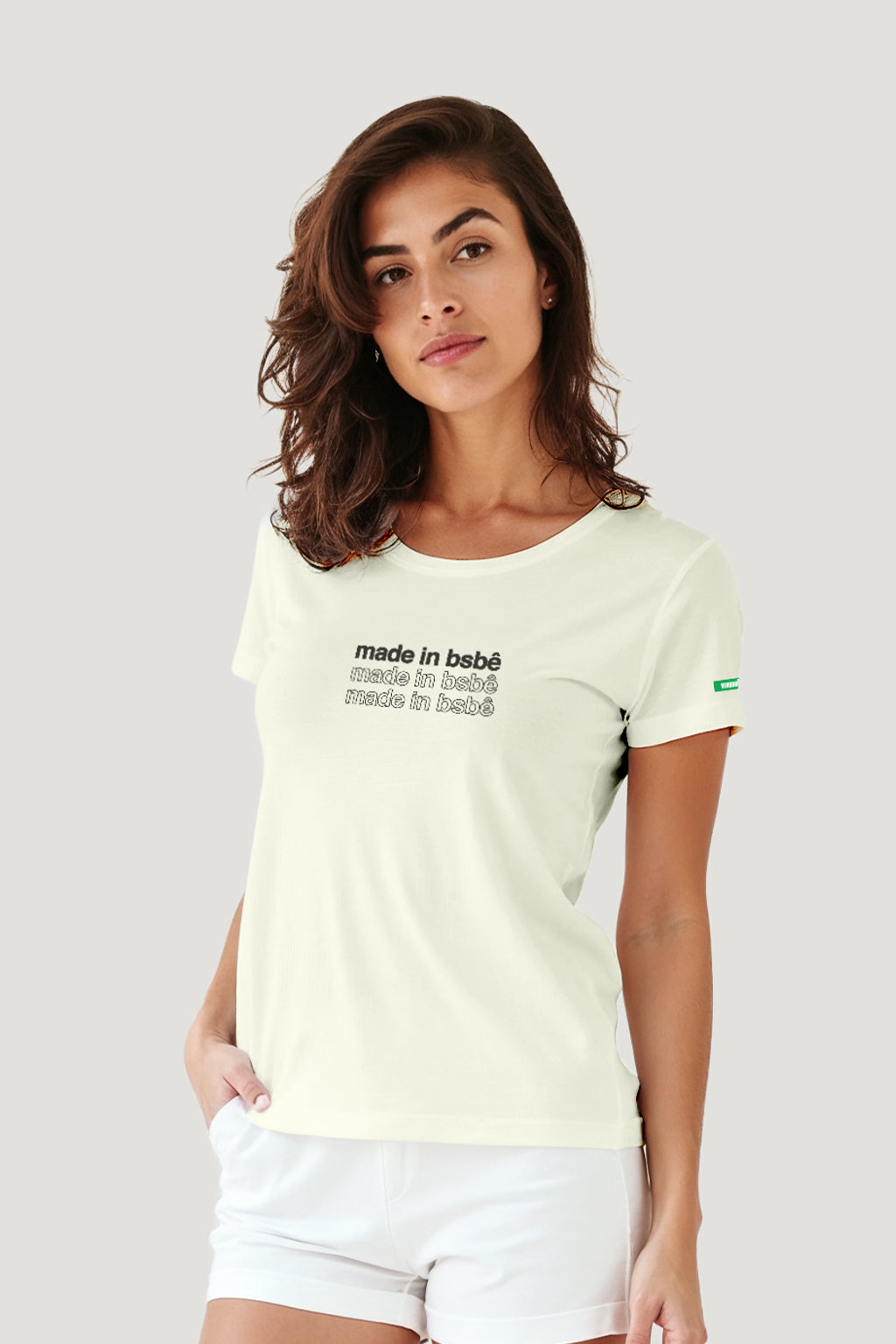 T-shirt Feminina Algodão Made In Bsbê