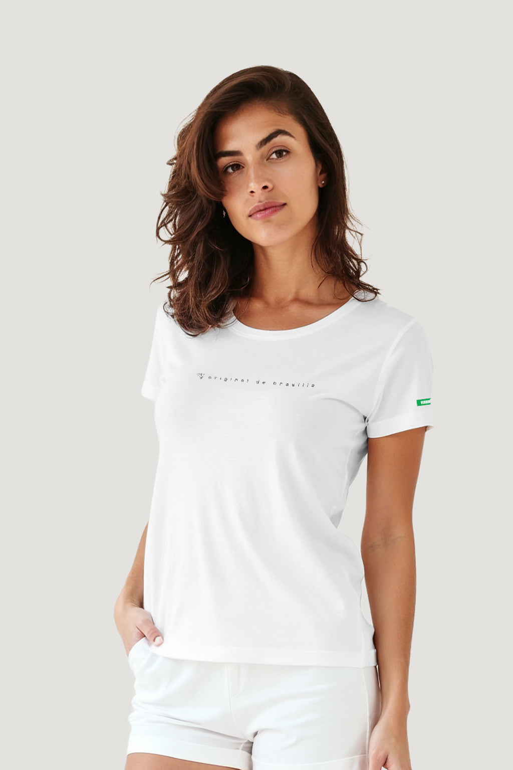 T-shirt Feminina Algodão Original De Brasília
