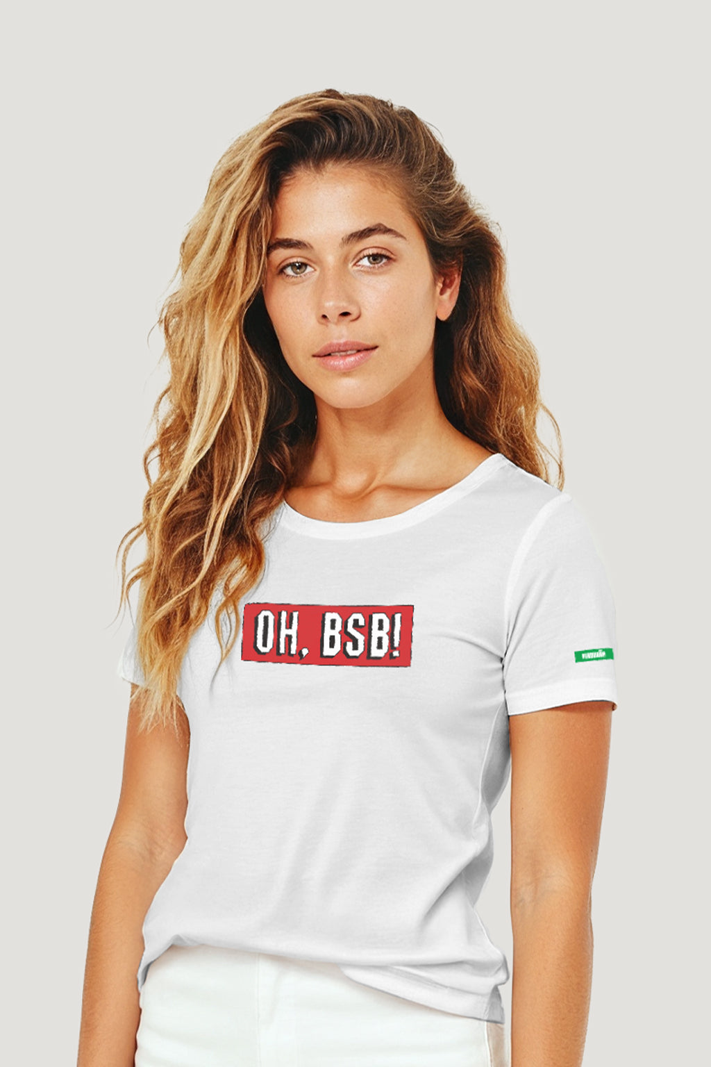 T-shirt Feminina Algodão Oh, Bsb!