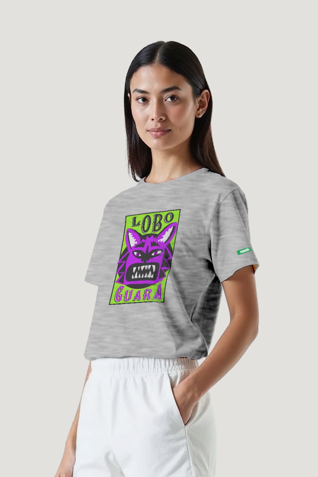 CAMISETA LOBO GUARA NEON