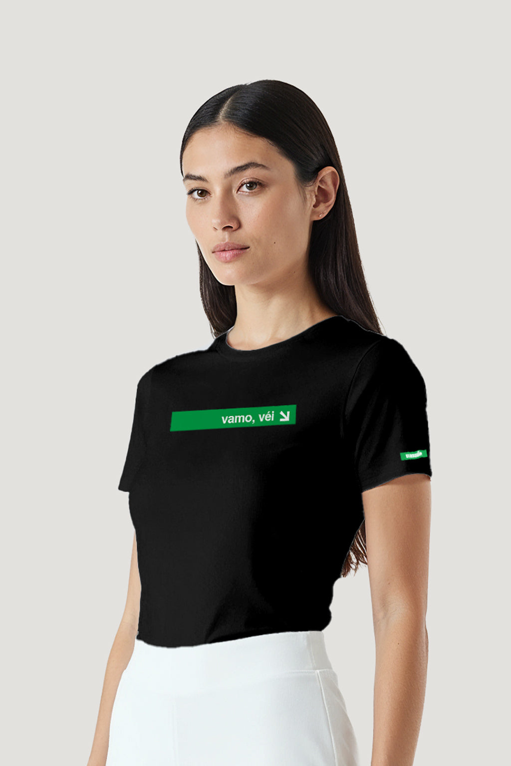 T-shirt Feminina Algodão Vamo, Véi!