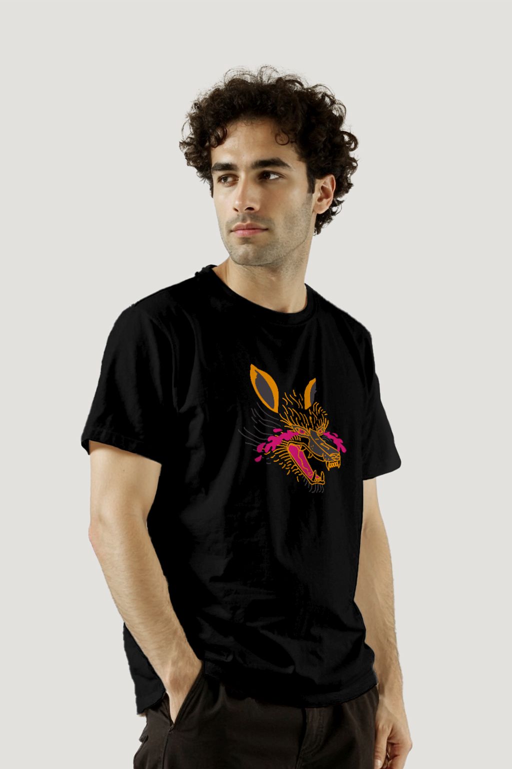 CAMISETA LOBO CHORANDO