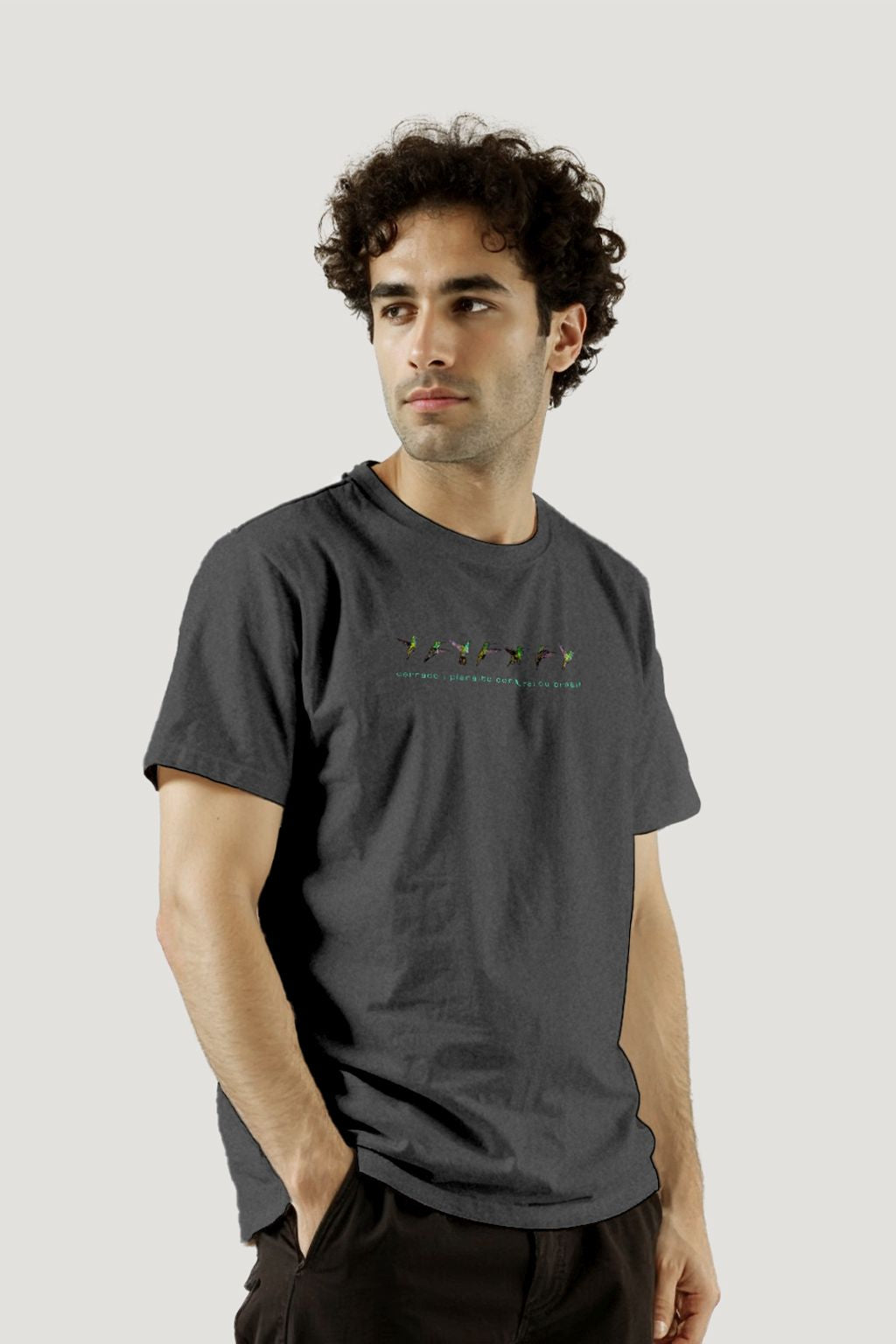 CAMISETA BEIJA-FLOR LINHAS