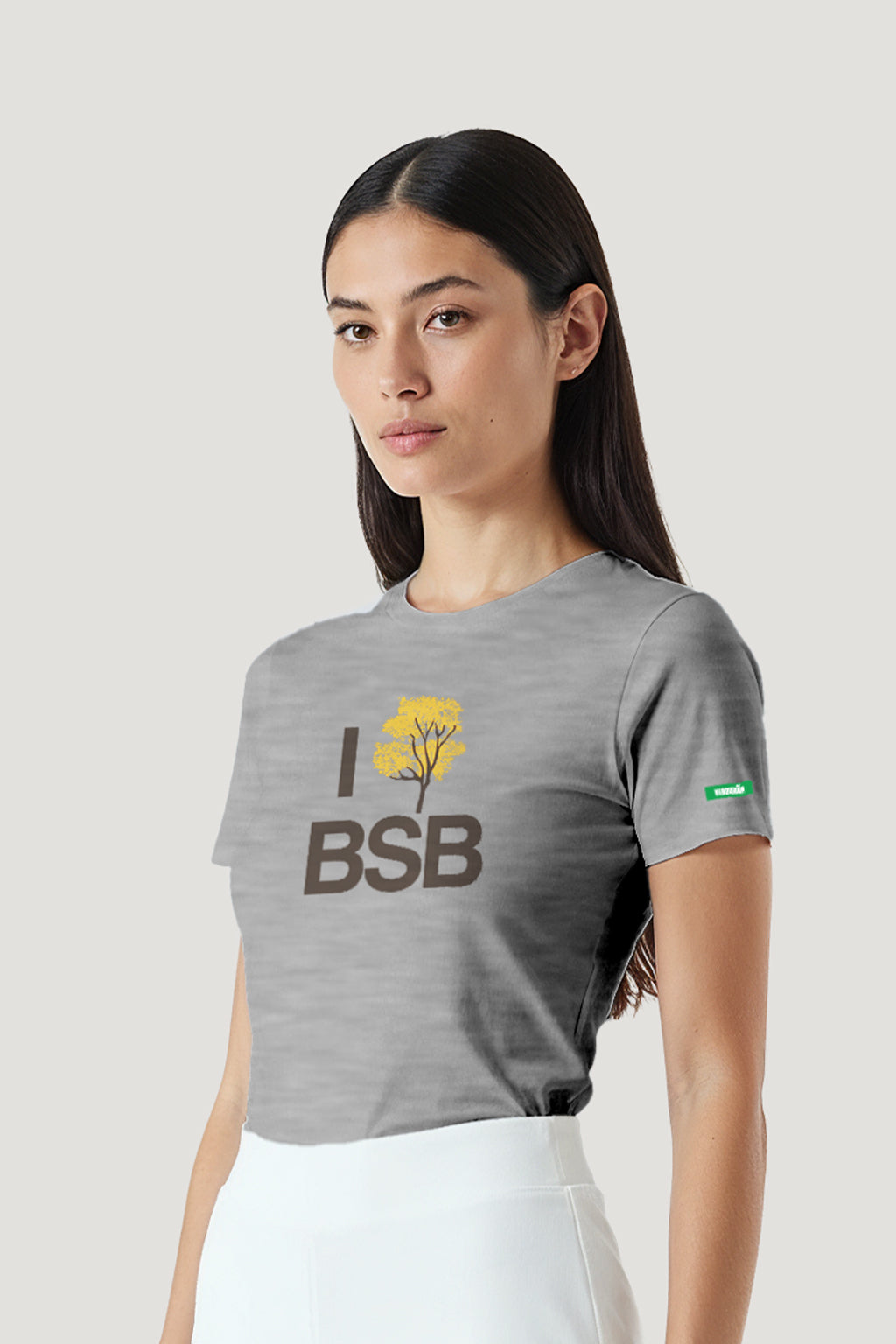 T-shirt Feminina Algodão I Ipê Bsb