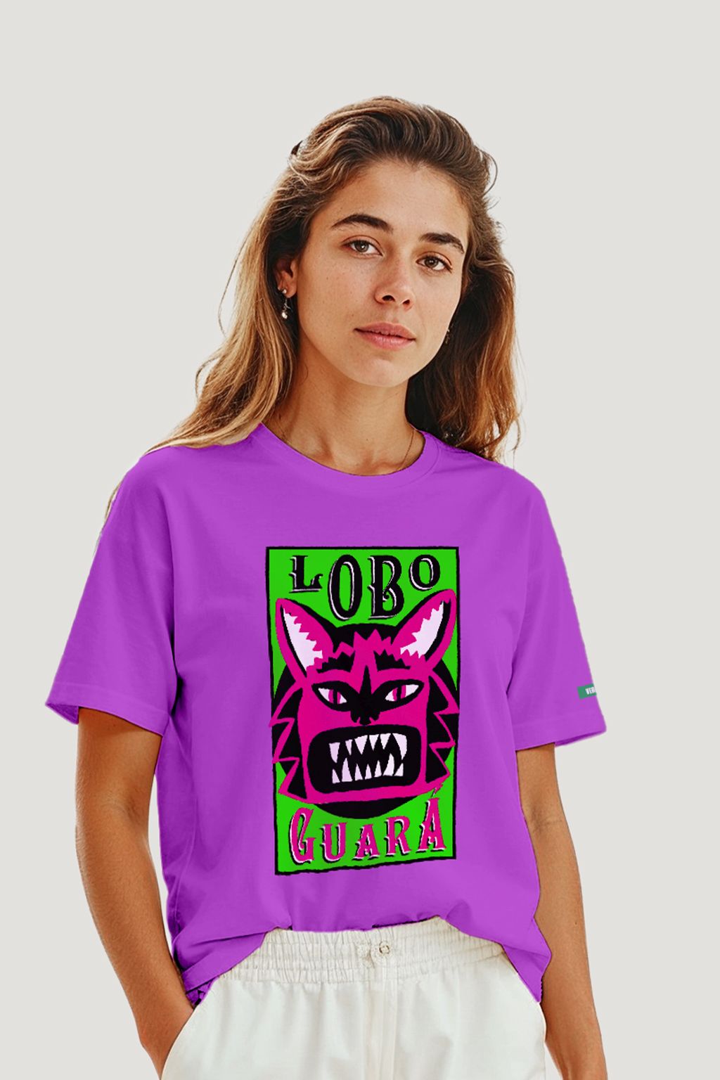 CAMISETA LOBO GUARA NEON