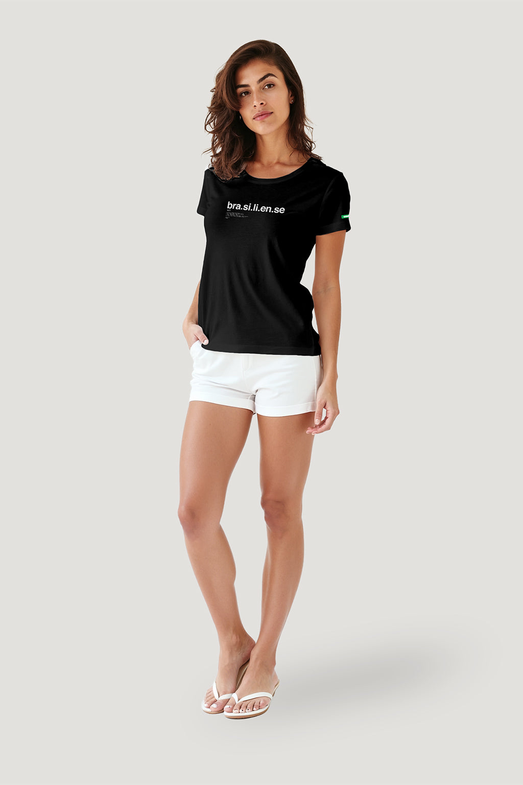 T-shirt Feminina Algodão Definição De Brasiliense