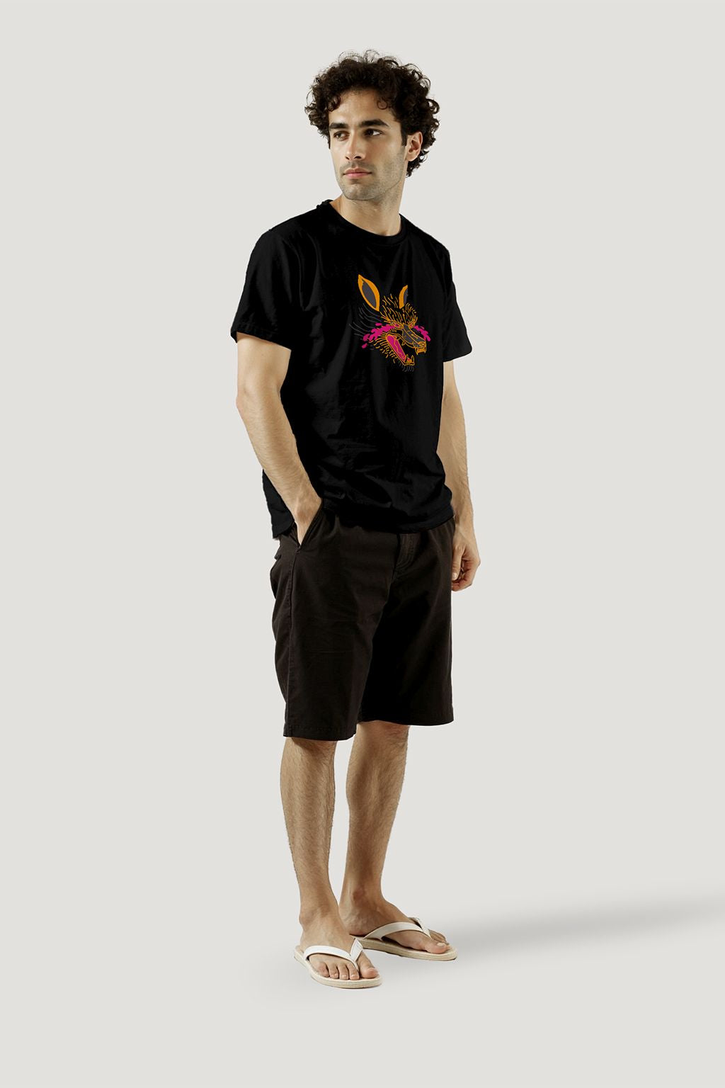 CAMISETA LOBO CHORANDO