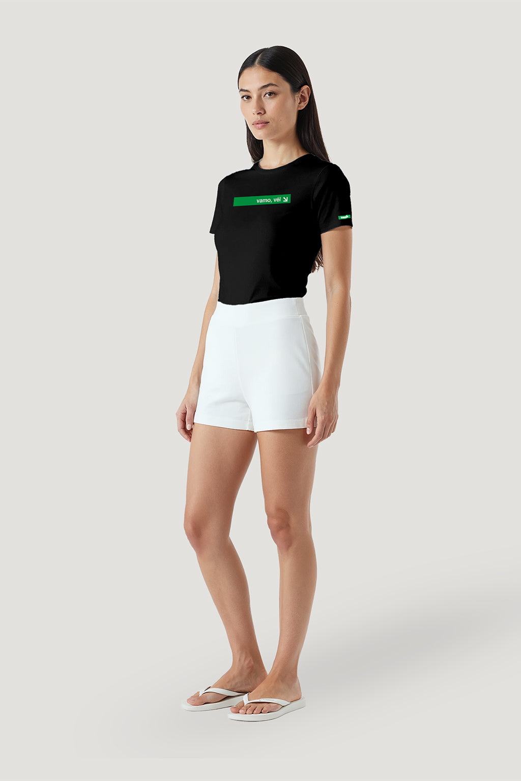 T-shirt Feminina Algodão Vamo, Véi!