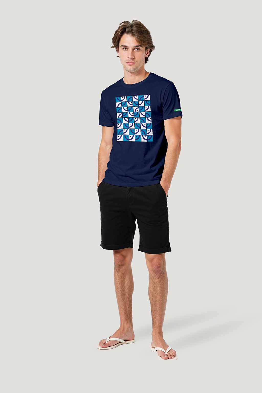 CAMISETA AZULEJO FELIZ