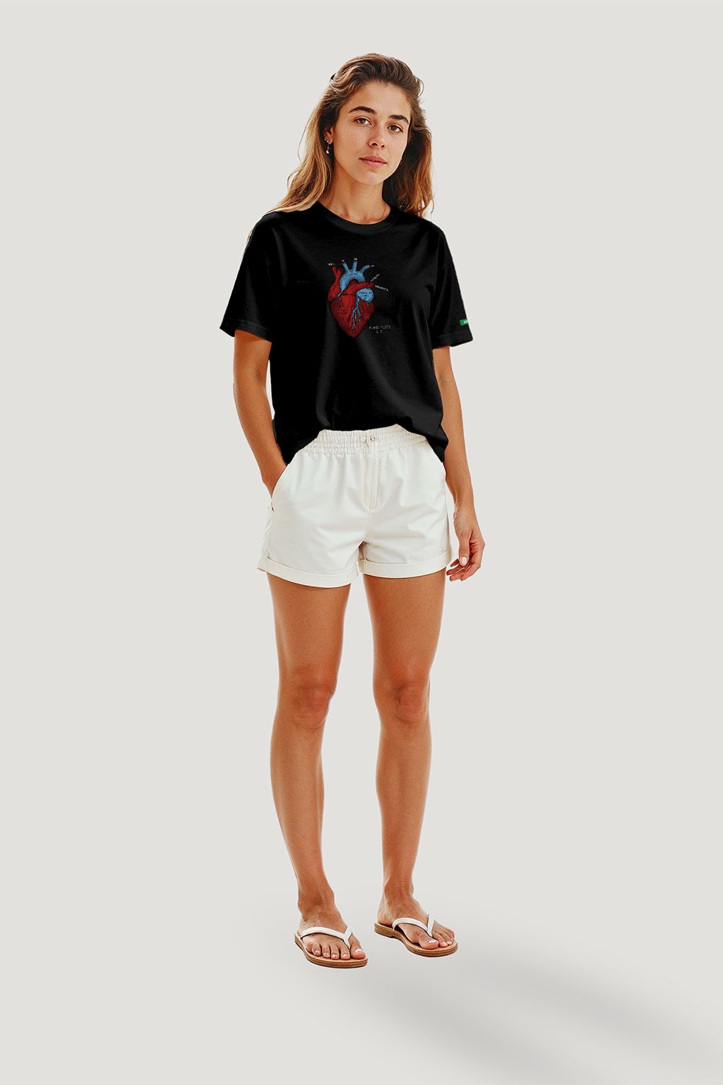 CAMISETA BRASILIENSE DE CORACAO