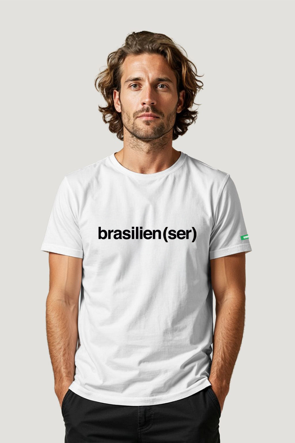 Camiseta Tradicional Algodão Brasilien(ser) Unissex