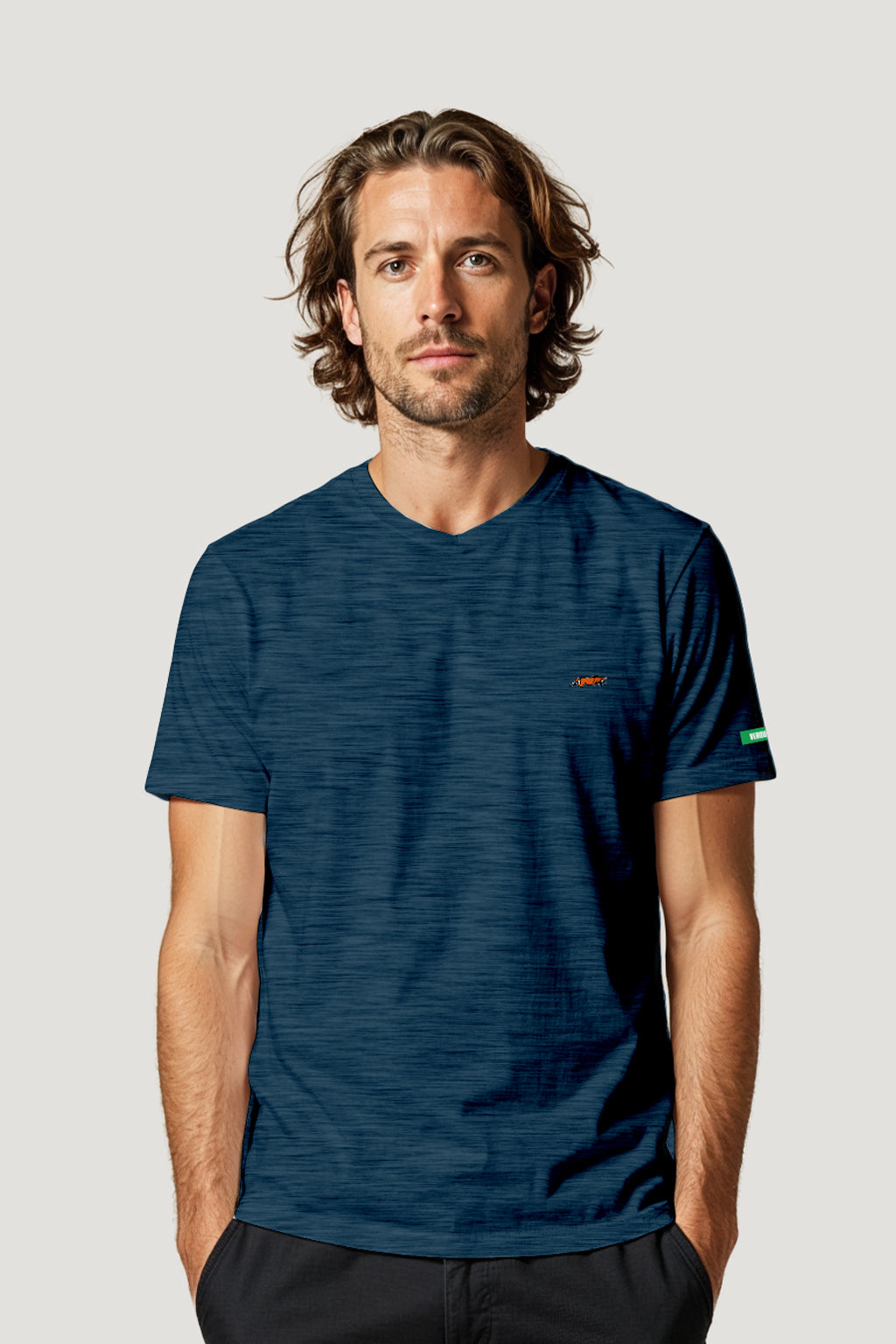 CAMISETA GOLA V LOBINHO