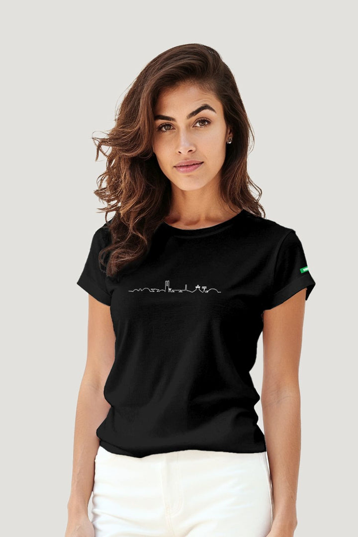 T-shirt Feminina Algodão Traço Do Arquiteto
