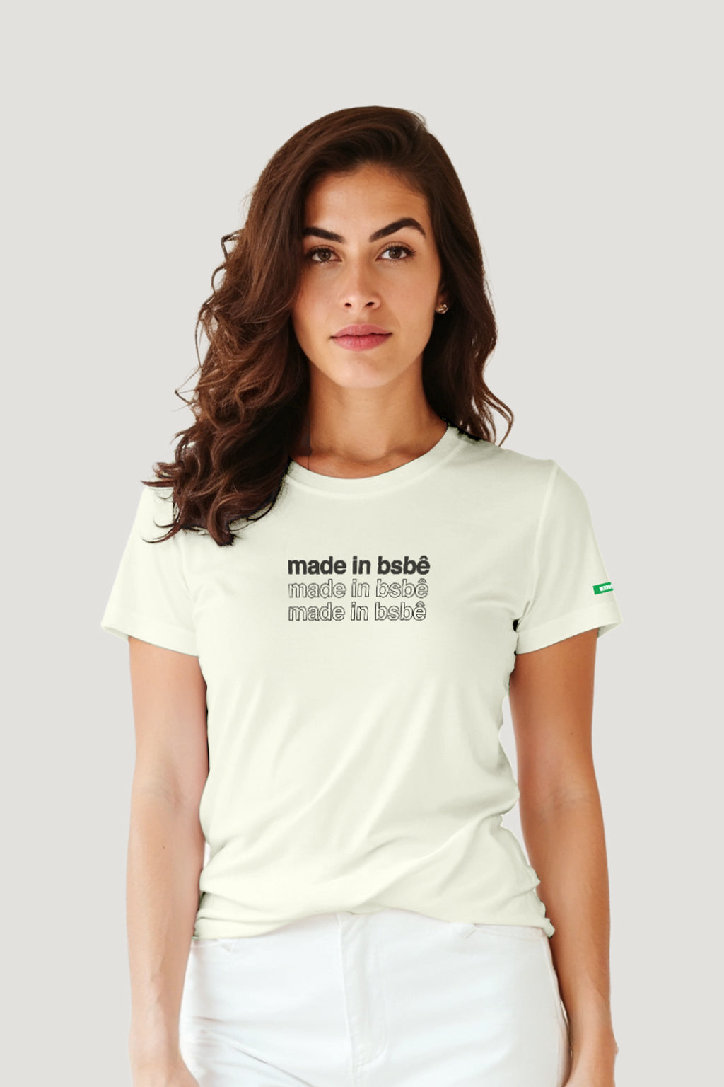 T-shirt Feminina Algodão Made In Bsbê