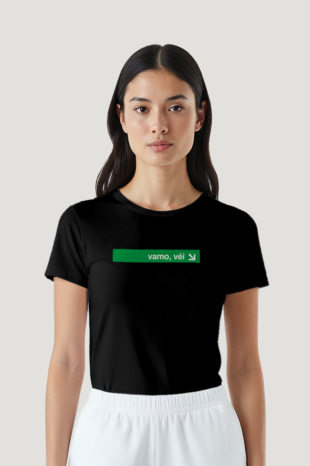 T-shirt Feminina Algodão Vamo, Véi!