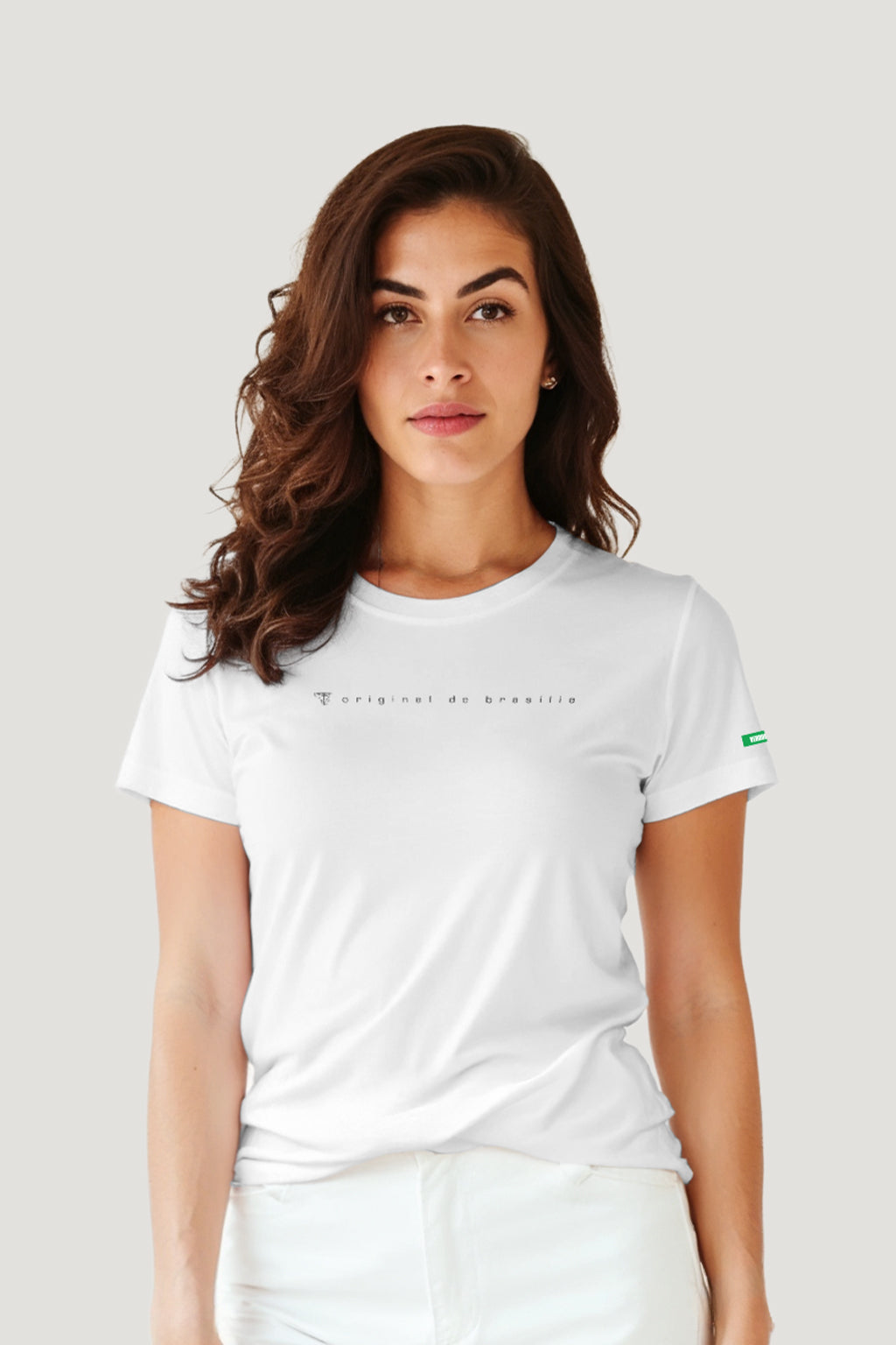 T-shirt Feminina Algodão Original De Brasília