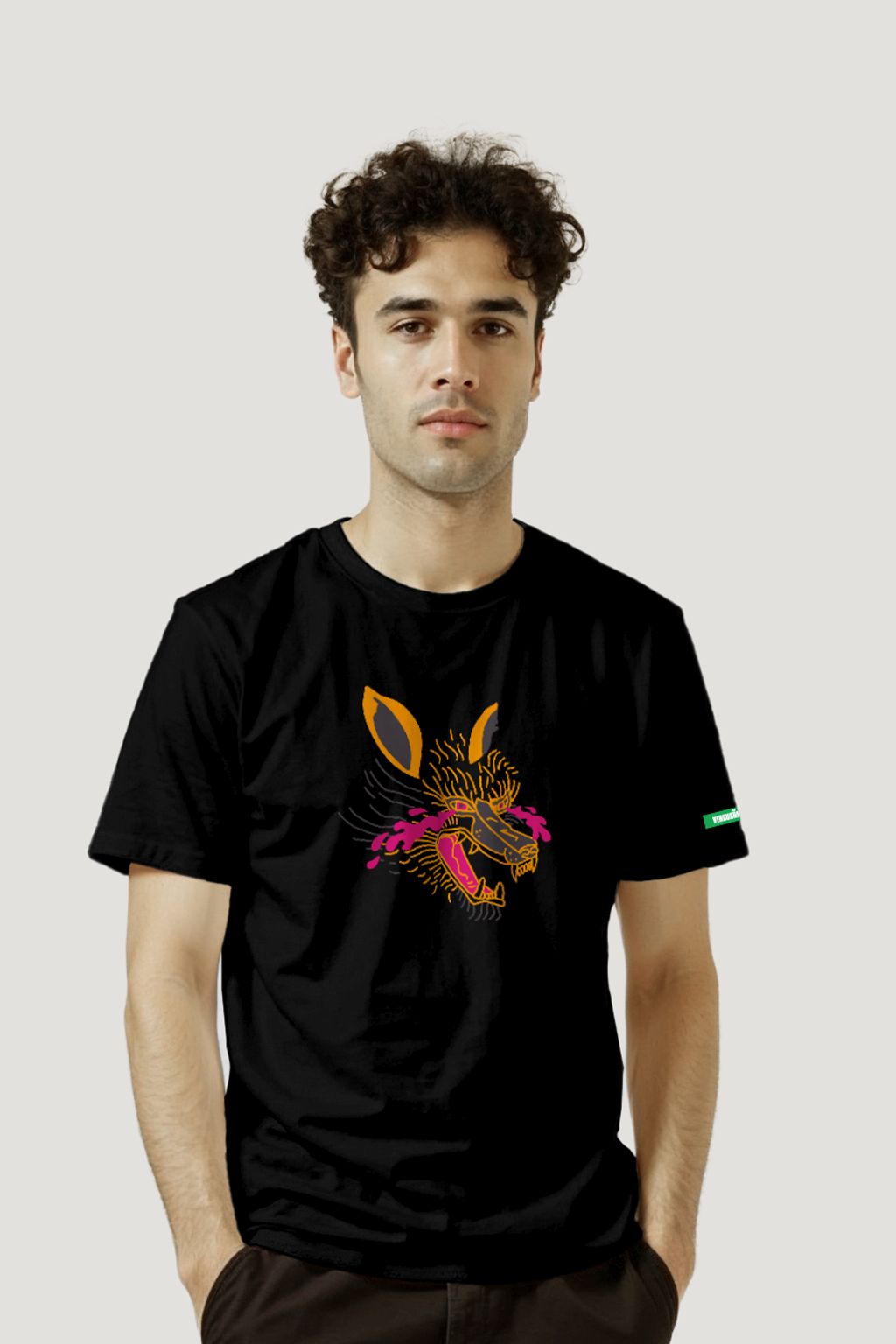 CAMISETA LOBO CHORANDO