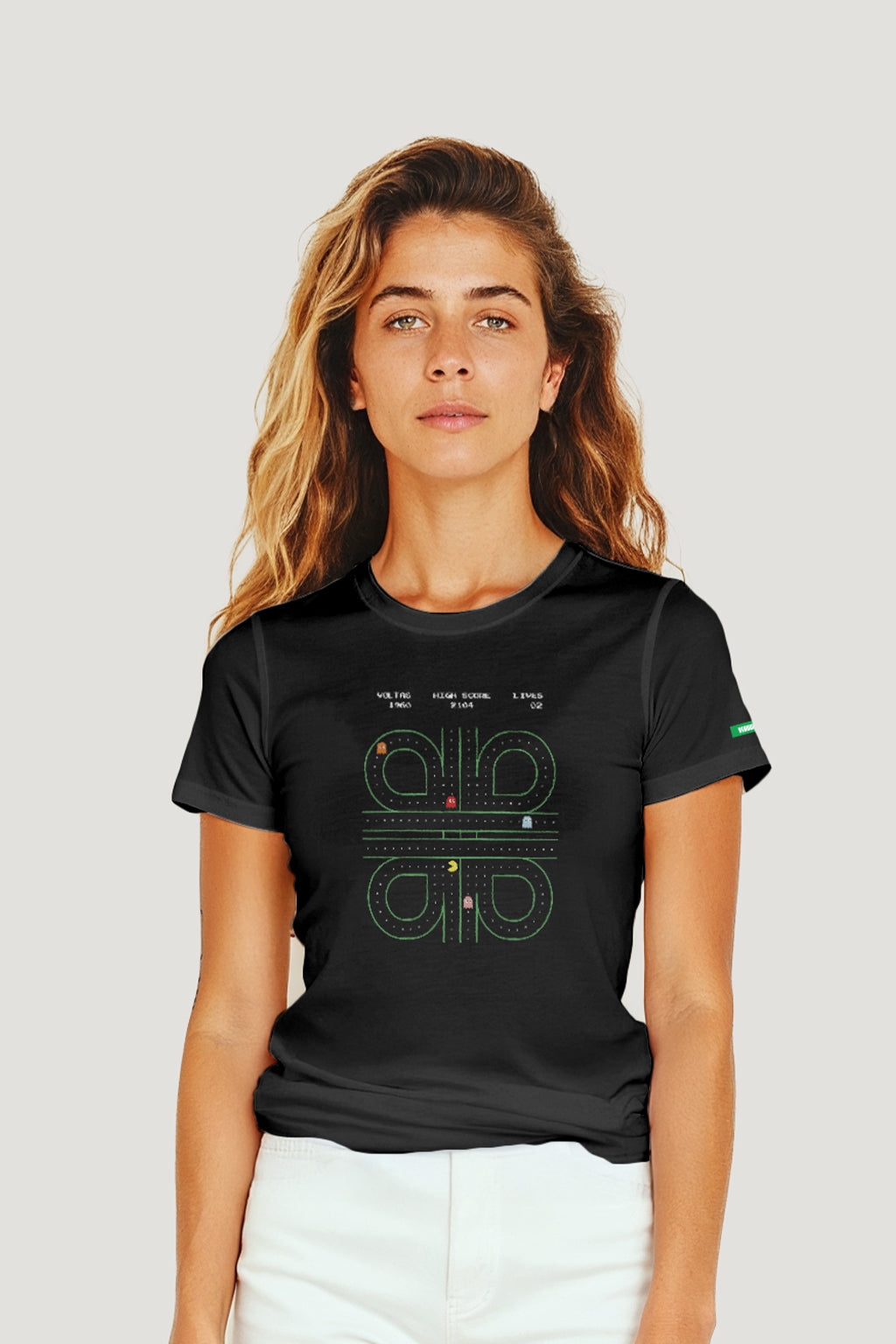 T-shirt Feminina Algodão Pacman