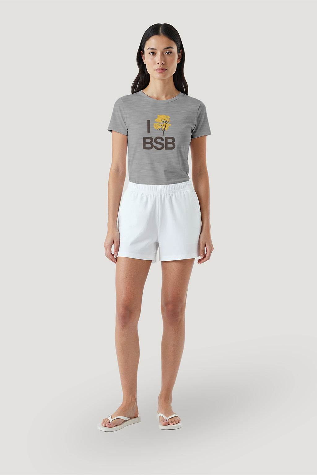 T-shirt Feminina Algodão I Ipê Bsb