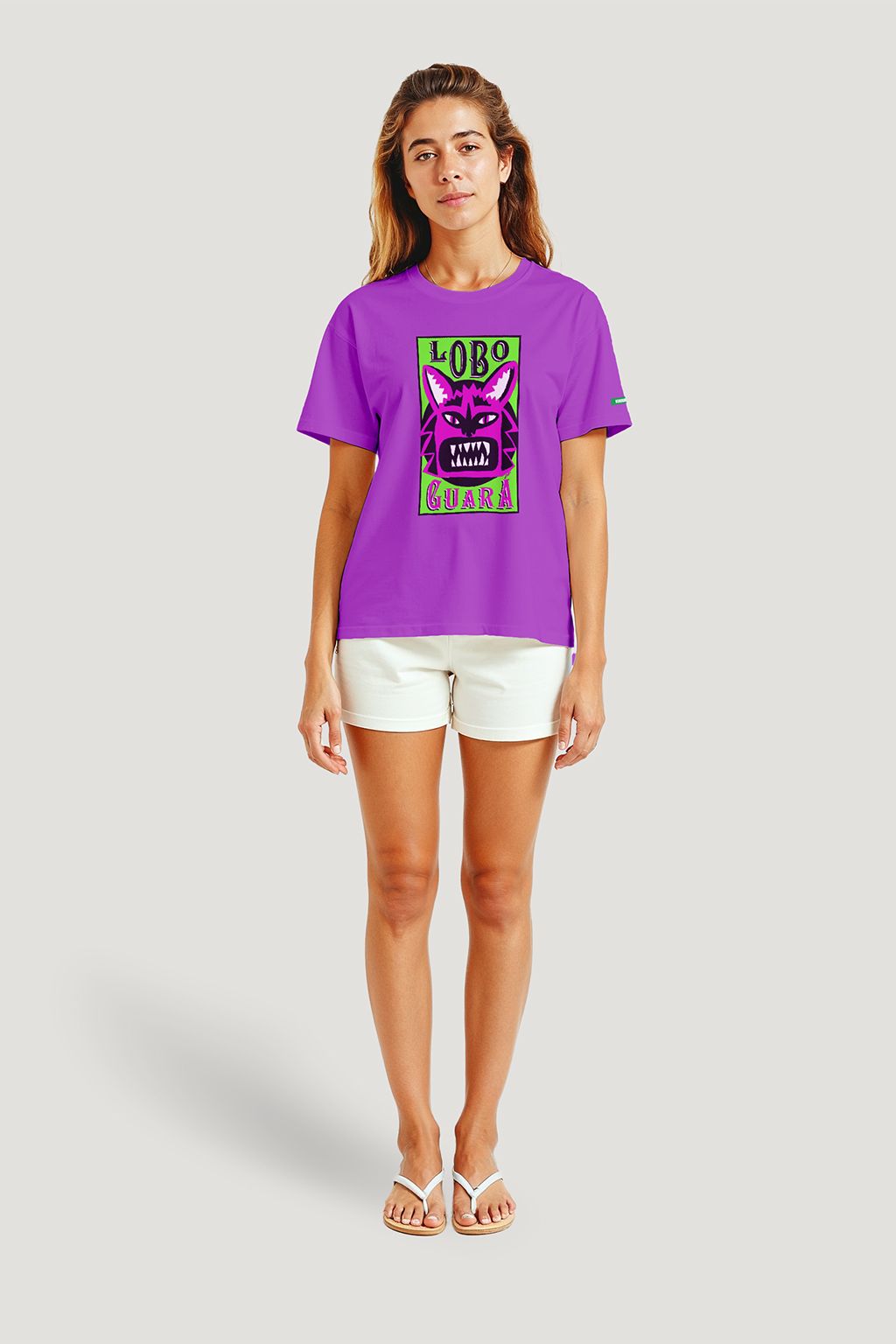 CAMISETA LOBO GUARA NEON