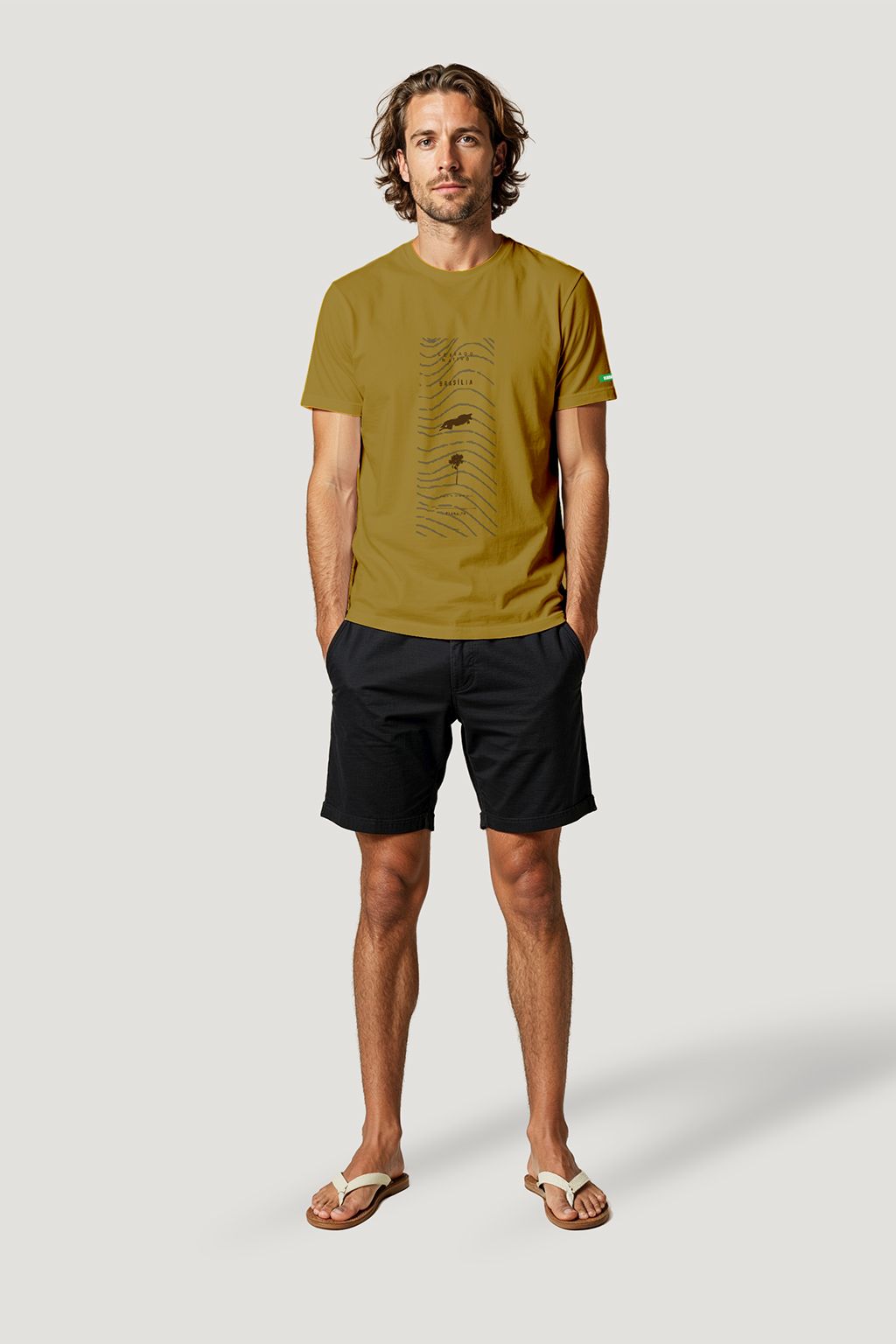 CAMISETA LOBO RAJADO