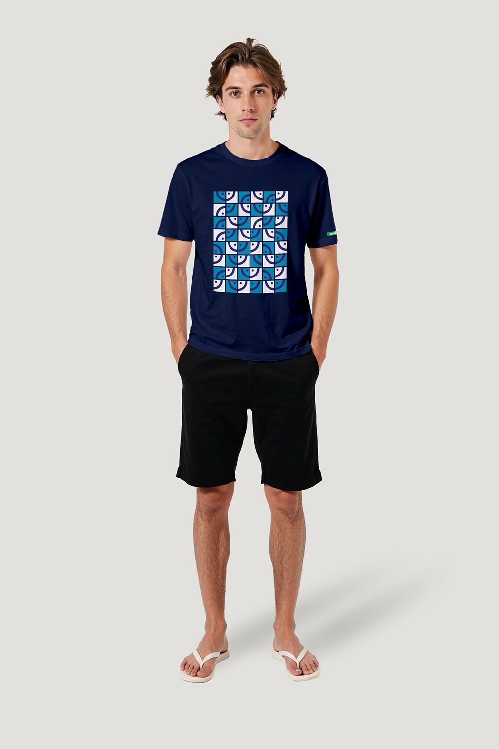 CAMISETA AZULEJO FELIZ