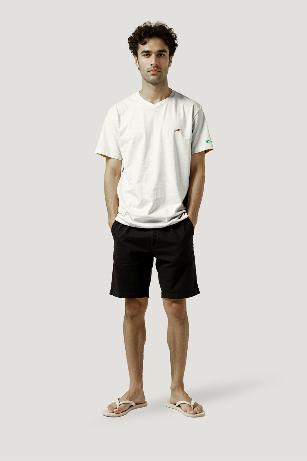 CAMISETA GOLA V LOBINHO