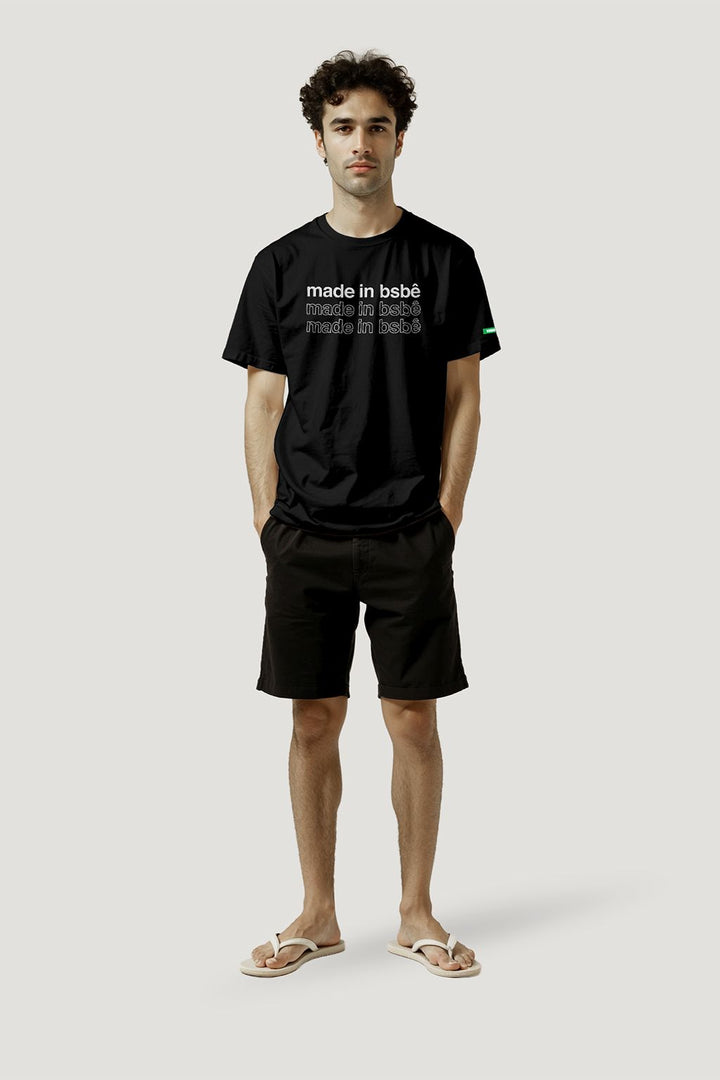 Camiseta Tradicional Algodão Made In Bsbê Unissex