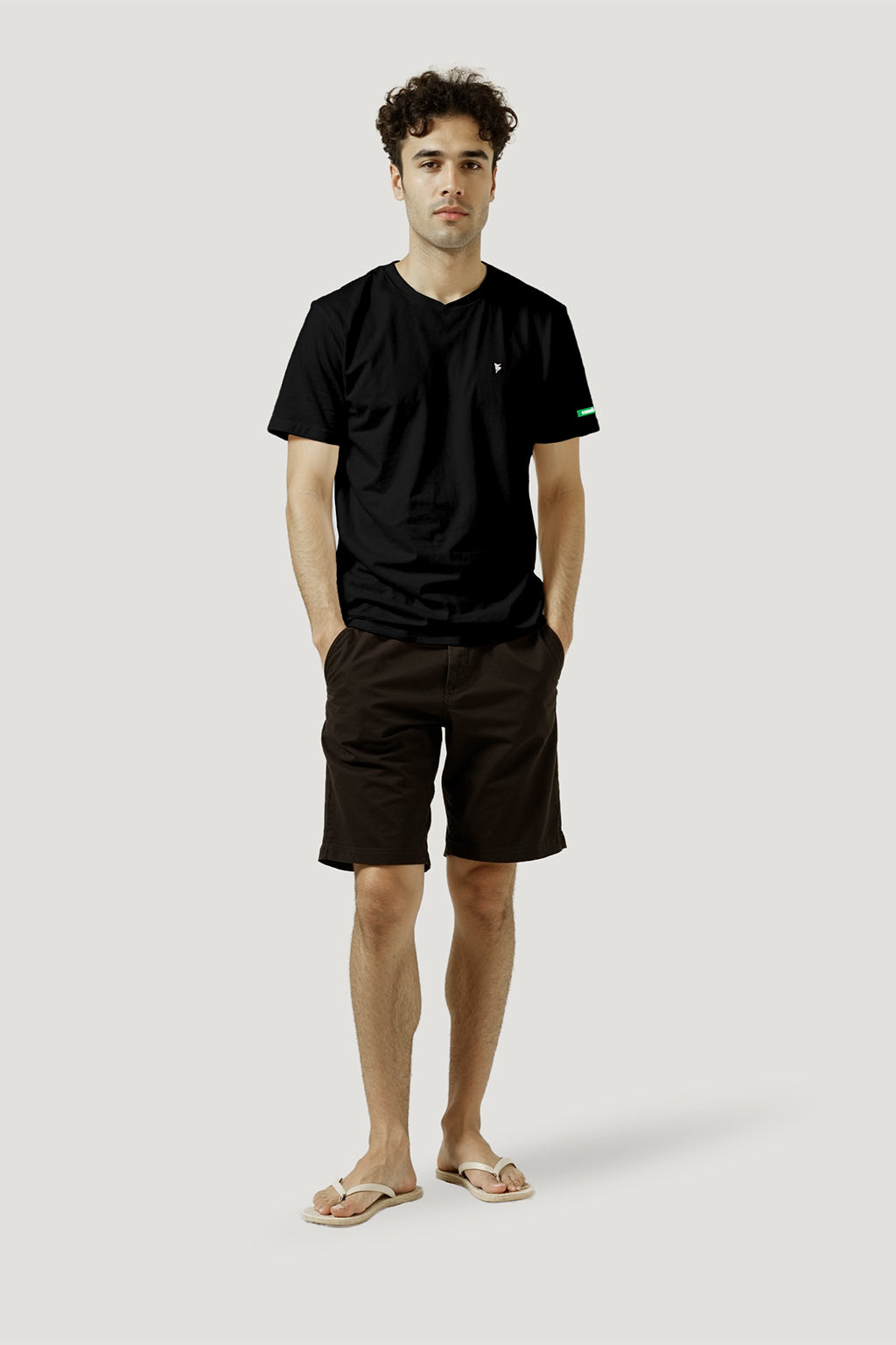 CAMISETA GOLA V LOBINHO