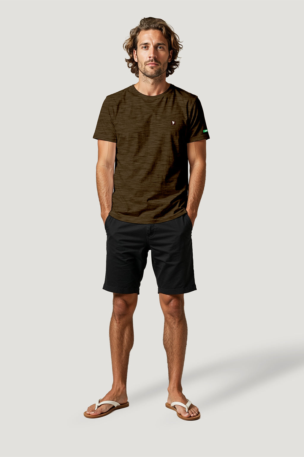 CAMISETA GOLA V LOBINHO