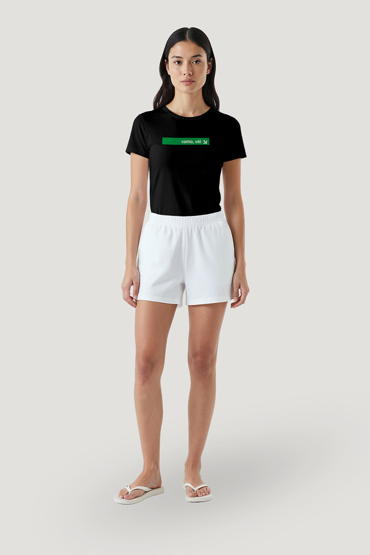 T-shirt Feminina Algodão Vamo, Véi!
