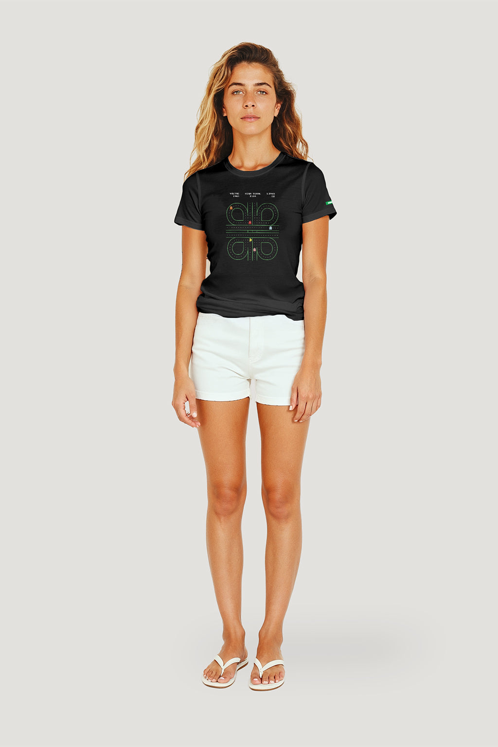 T-shirt Feminina Algodão Pacman