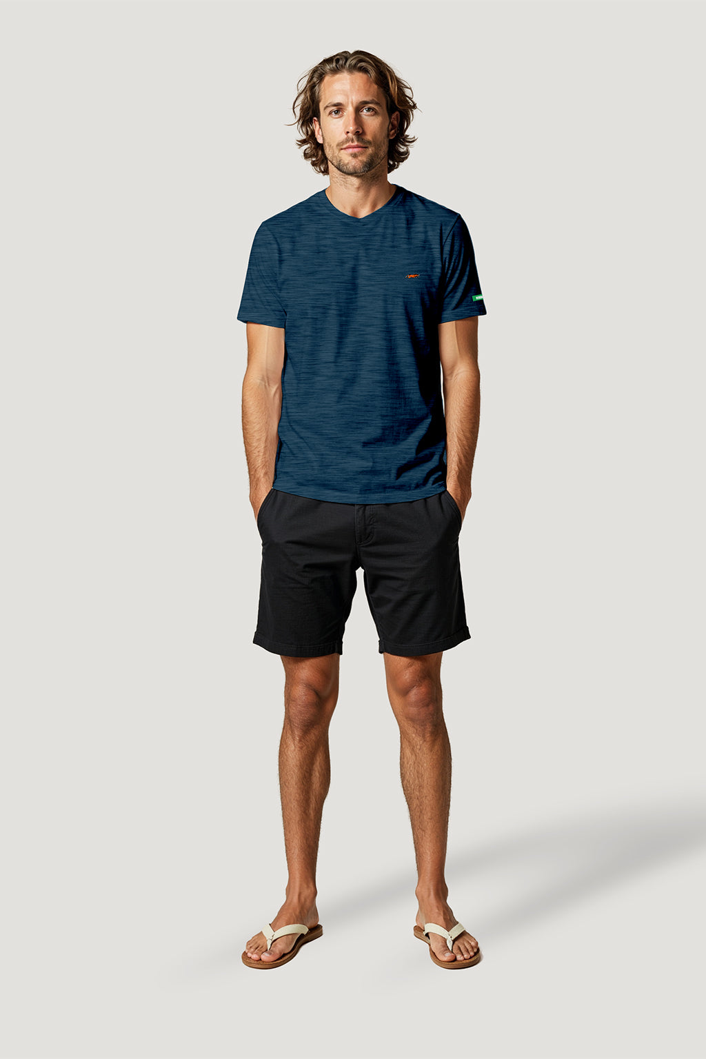 CAMISETA GOLA V LOBINHO