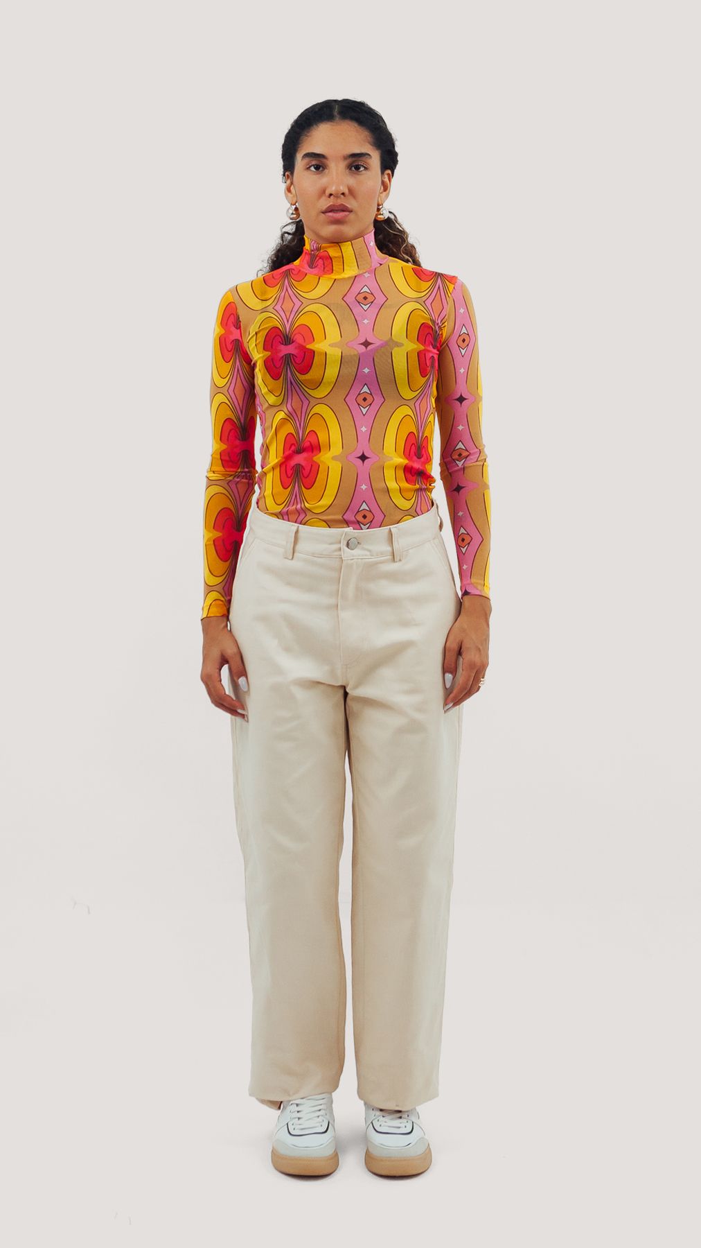 BLUSA MANGA LONGA PSICODELICA | GURULINO