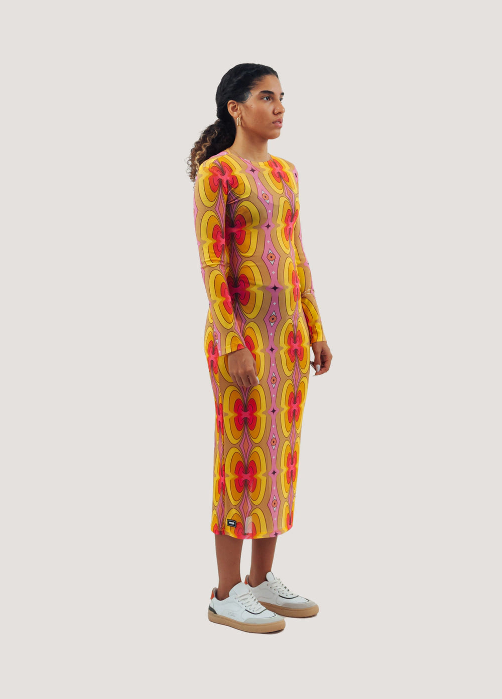 VESTIDO MIDI TULE GURULINO | PSICODÉLICA