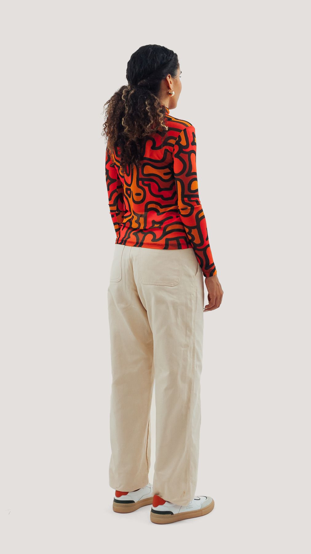 BLUSA MANGA LONGA DOODLE TERRA | GURULINO