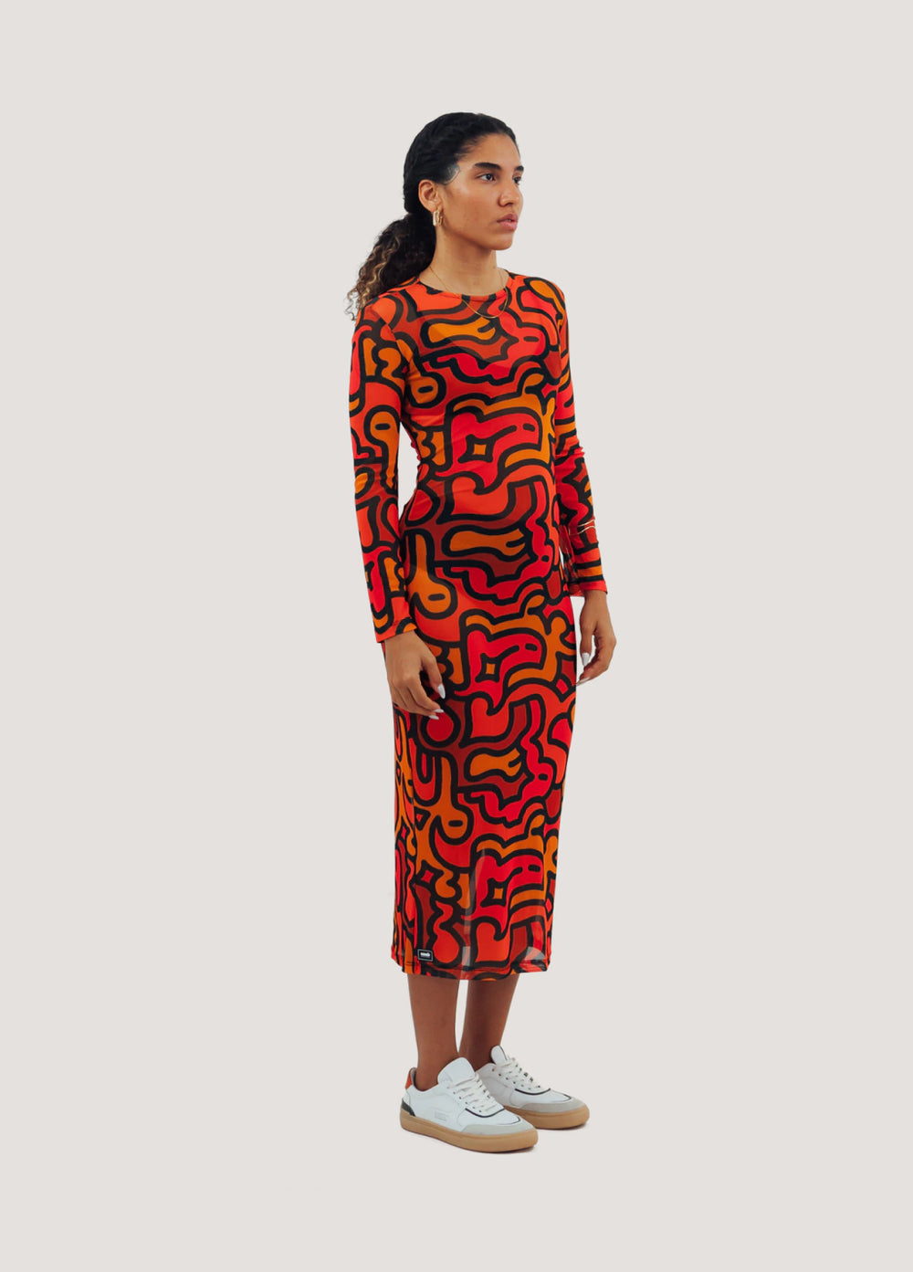 VESTIDO MIDI TULE GURULINO | DOODLE TERRA