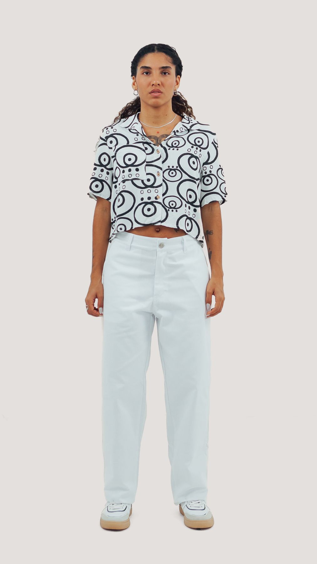 CROPPED CAMISA OLHO | GURULINO