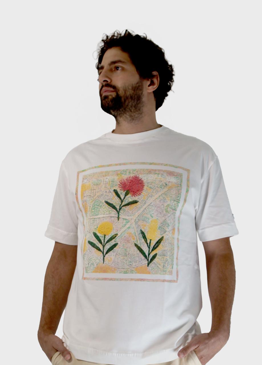 Camiseta Tradicional Algodão Bordado Unissex – vista verdurão