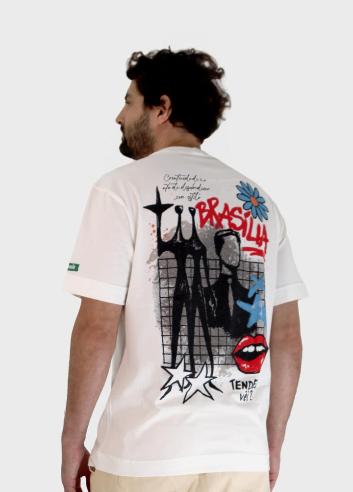 Camiseta Tradicional Algodão Candangos Unissex