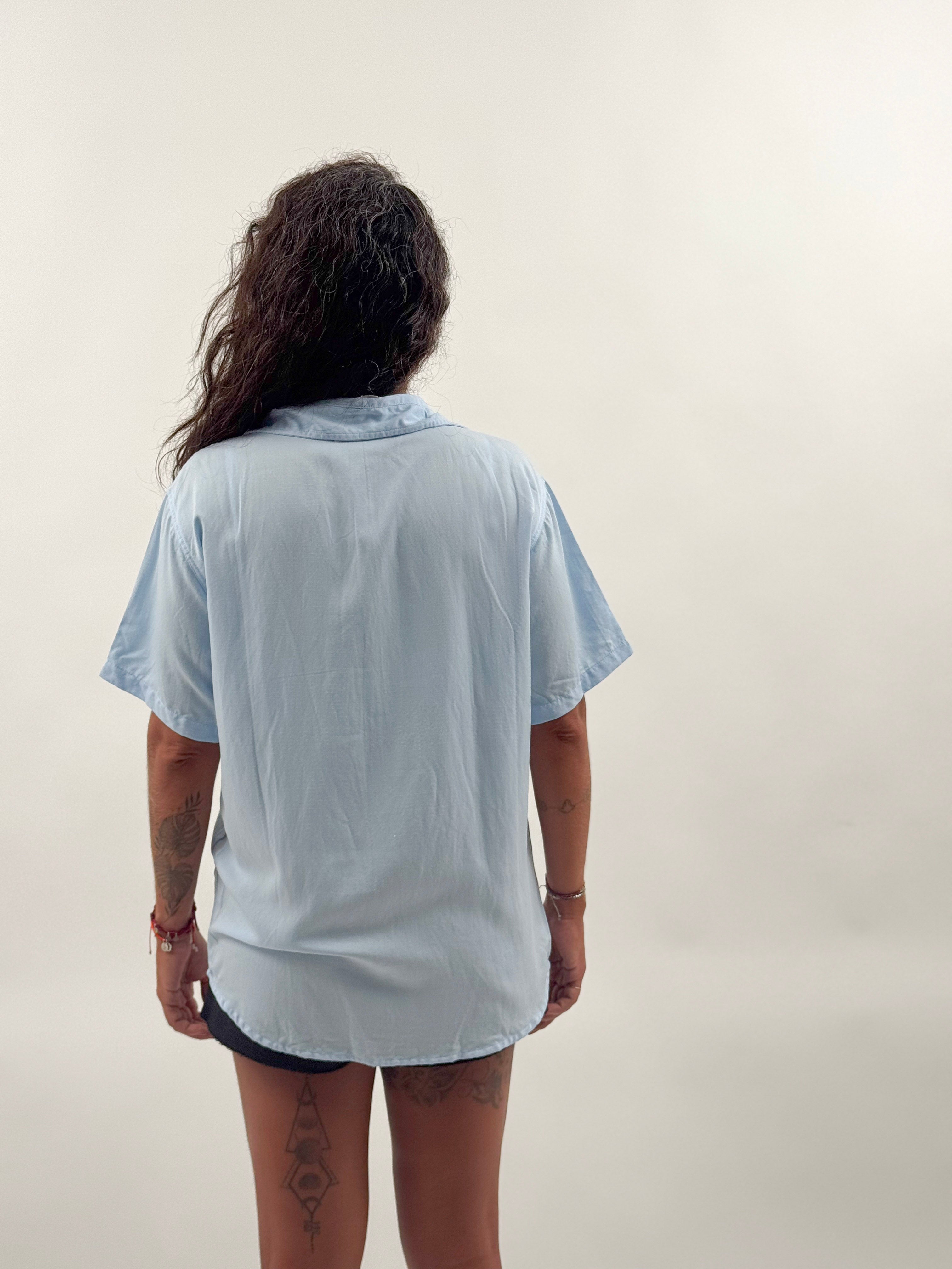 CAMISA MANGA CURTA BORDADO VOCHYSIA | CHAPADA