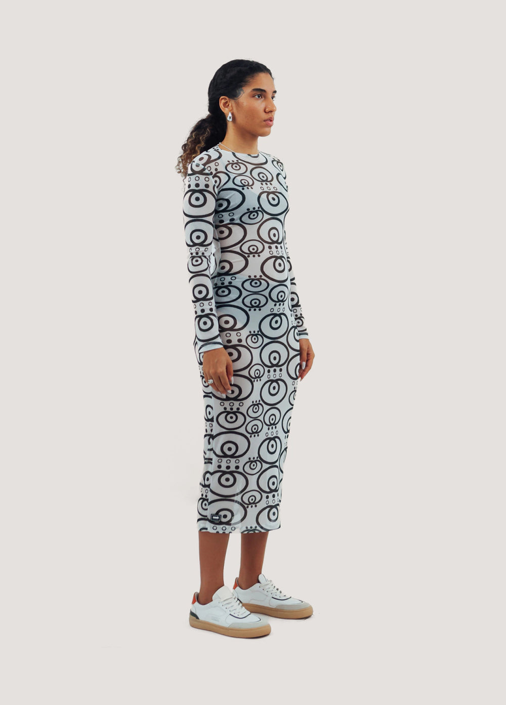 VESTIDO MIDI TULE GURULINO | OLHO