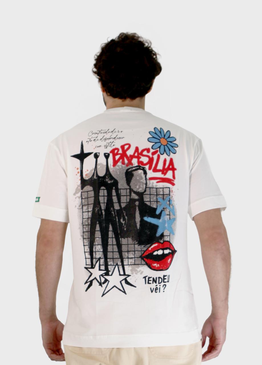 Camiseta Tradicional Algodão Candangos Unissex